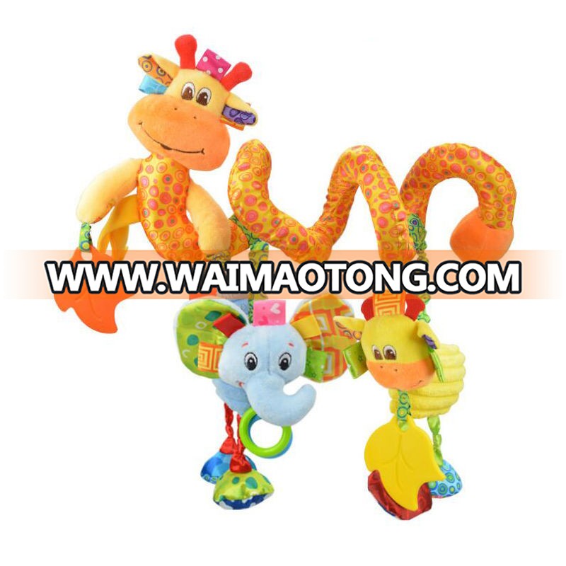 Newborn Baby Stroller Toys Lovely Giraffe baby bed hanging toy